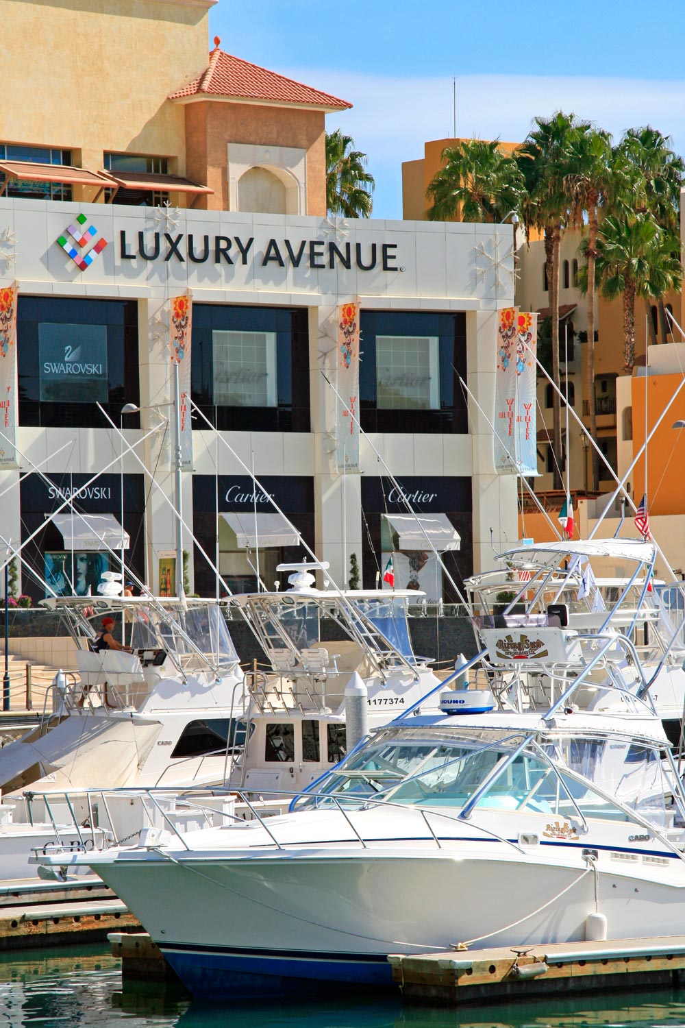 Luxury Avenue is the place to go in Cabo San Lucas to buy luxury brand goods.