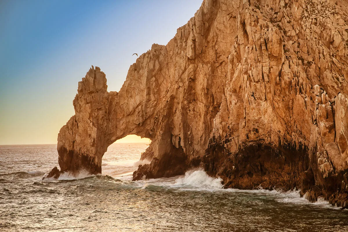 Roughly three stories high, the Arch is an iconic landmark in Cabo.