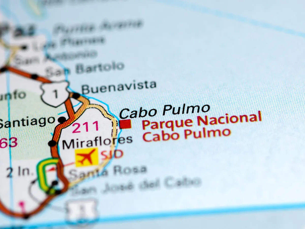 Map of Cabo Pulmo