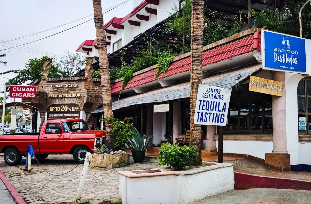 Santos Destilados private tequila tasting store in Cabo San Lucas