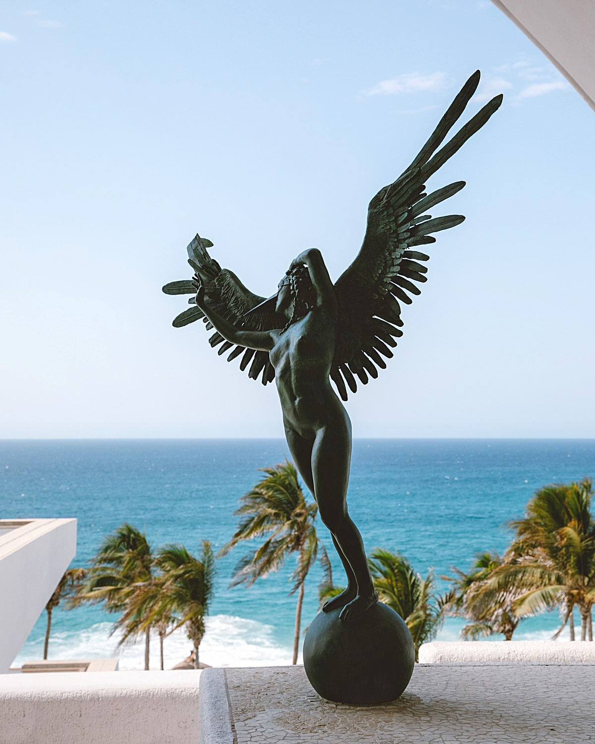 Marquis Los Cabos angel sculpture