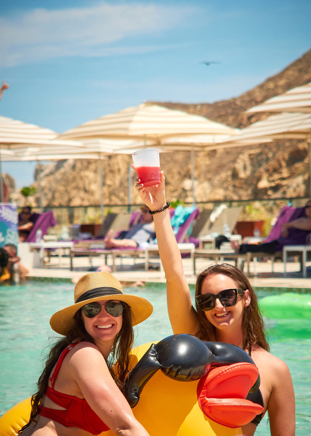Party-going guests at Breathless Cabo San Lucas