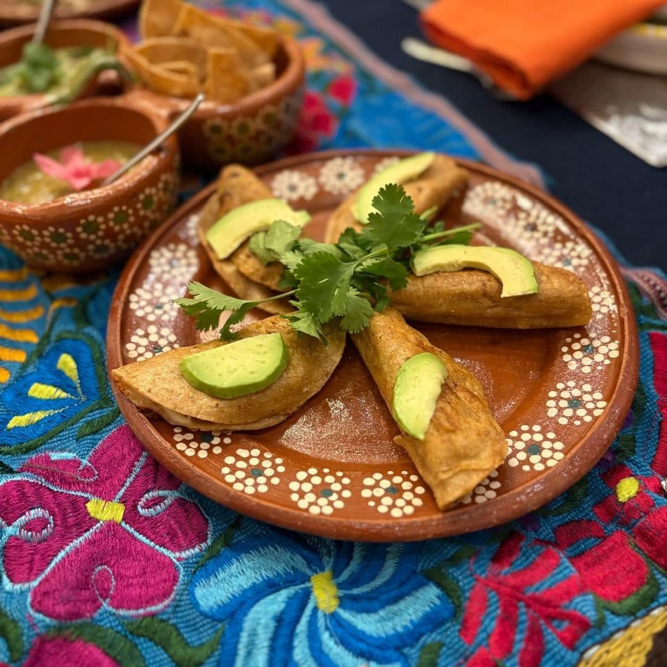 Mexican dish by private Cabo chef Ivonne Herrera